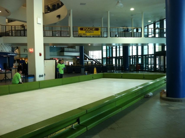 Pace Rinks 'Can Ice in UB Student union Winterfest'14